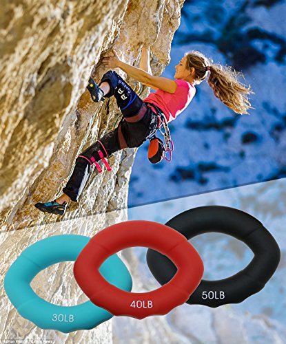 Philonext Handmuskeltrainer, Handgriffstärker, Handtrainingsgerät, Silikon-Ring, Muskeltrainer für die Hände, 3-er Set - 5