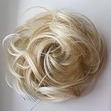 pelo mono rubio De alta calidad resistente al calor (120C °) fibra sintética se siente como el pelo humano