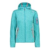 Reißverschlusstaschen CMP Damen Kapuze Jacke Curacao-Anice/Orange, 40