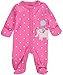 Carter's Baby Girls' "Elephant Party" Footed Coverall - pink, newborn
