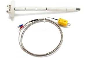 SPORTARC K Type Thermocouple Block Ceramic Kiln Probe, Ceramic Mounting Block 2372/1300 Degree F/c 11G High Tool