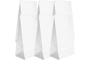 ROSENICE Brechbeutel Auffangbeutel zum Einsatz bei Erbrechen und Übelkeit 25 Stück (Weiß)