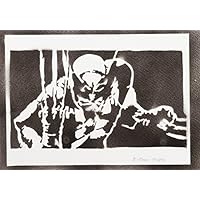 Wolverine X-Men Handmade Street Art - Artwork - Poster