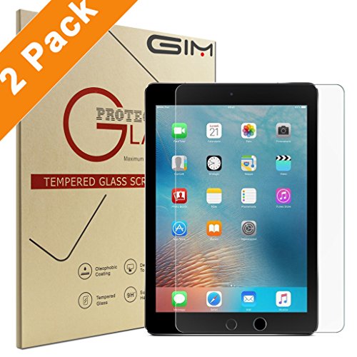 iPad Mini 1/2/3 Schutzfolie - GIM 2 Stück HD Clear Schutzglas Displayschutz 9H Tempered Glass Hartglas Displayschutz für Apple iPad mini 4 Smartphone