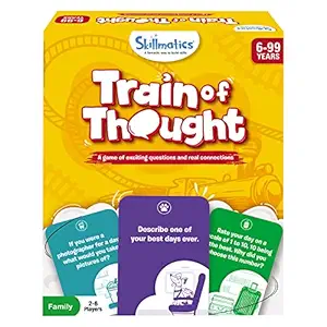 Skillmatics Card Game : Train of Thought | Gifts, Travel & Family Party Game for Ages 6 and Up