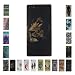 Produktbild Romtronic für Huawei P8 lite (5 Zoll) Bunt Gel Soft Ultra Slim Dünn Silikon Hochwertigem Weichem TPU Praktisch Farbmalerei Beschützer Hülle Schutzhülle Handyhülle Case Back Cover Tasche Etui Schutz Bumper Schale + 1x Gratis Universal Eingabestift (Design 03)