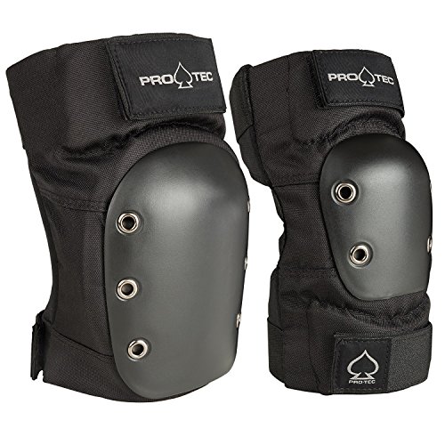 Pro-Tec Street Knee/Elbow Protecciones, Unisex Adulto, Black, M
