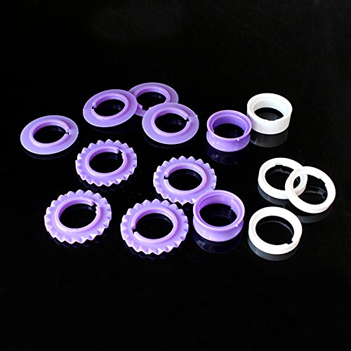 OUNONA Dekorieren Werkzeuge Kunststoff Fondant Ribbon Cutter (Lila) - 5