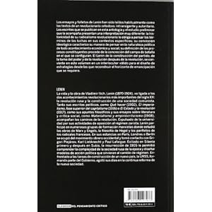 Lenin. El Revolucionario Que No Sabía Demasiado (Clasicos del pensamiento crítico)
