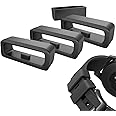 Silicone Replacement Secure Rings Compatible with Garmin Forerunner Watch Strap Loops, Fastener Ring Holders for Rubber Smartwatch Straps for Garmin Forerunner