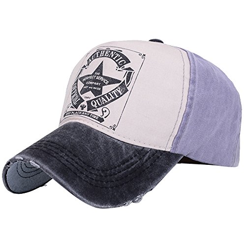 BEETEST Vintage cinco estrellas Impreso sarga algodón Unisex camioner