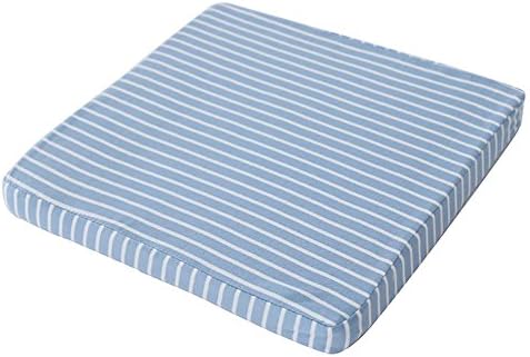 KSUNGB Living room chair cushions Slow rebound sponge pad floor sit cushions student classrooms cushion Dining chair cushion office chair cushion butt cushion , blue , 40*40cm