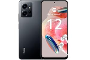 Xiaomi Redmi Note 12 Smartphone, 4+128GB, 6.67 Inch FHD+ AMOLED DotDisplay, 5,000 mAh, 50MP Camera, 33W Fast Charging, Dual SIM, Onyx Grey (UK Version 2 Year Warranty)