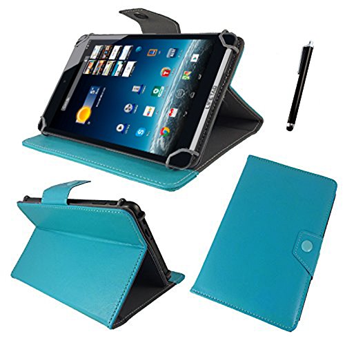 Tolino Tab 8 L2014 / 20,3cm / 8.0 Tablet PC Tasche mit Verstellbarer Standfunktion - 8 Zoll Türkis