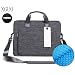 Produktbild Laptop Tasche, XGUO 13 Zoll Laptop Aktentaschen Schultertaschen Für Surface Pro 4 Surface Book MacBook Air 13 Dell XPS 13 HP Spectre X360 iPad Pro 12.9 Tasche Hülle Sleeve(13.3 Zoll, Grau)