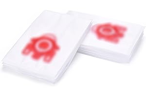GULONGOME Miele FJM Vacuum Bag Replacement 3D Miele Bags,12PCS Miele FJM Vacuum Bags Compatible Classic C1, Complete C2 C3 Vacuum Cleaner