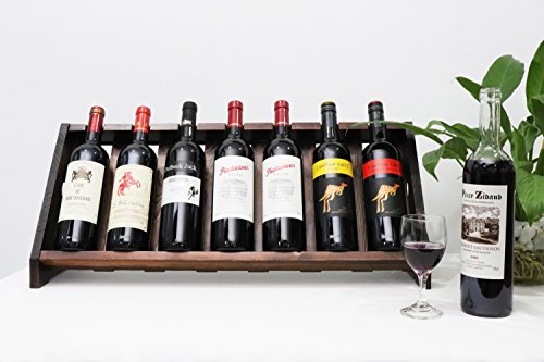 Tuorui Tabletop Wine Rack Weinglashaltertabletop Weinregal Holz Weinflasche Und Glasregal Weinlagerung Einfache Montage 7 Flasche 6 Lange Stem Glashalter Tuorui Tabletop Wine Rack Weinglashaltertabletop Weinregal Holz Weinflasche Und Glasregal Weinlagerung Einfache Montage 7 Flasche 6 Lange Stem Glashalter