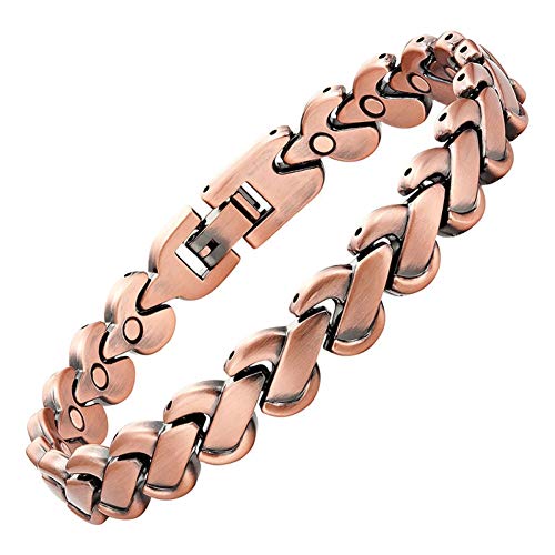 Preisvergleich Produktbild MHOOOA Verkupferung magnetischer Armband für Frauen 20Pcs Magnete Geschenk - Schmucksache - Armband - Armband - Armband - Charme