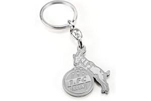 KÖLN COLOGNE 1. FC Köln Schlüsselanhänger - Logo antik Silber - Anhänger, Keychains - Plus Lesezeichen I Love Köln