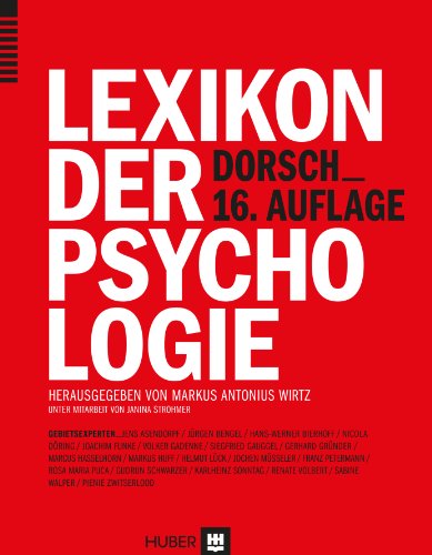 Dorsch Lexikon Der Psychologie Markus Antonius Wirtz Pdf Unibprintio