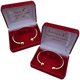 2 x Magnetische Arthritis Gesundheit Armreif (Drehmoment...