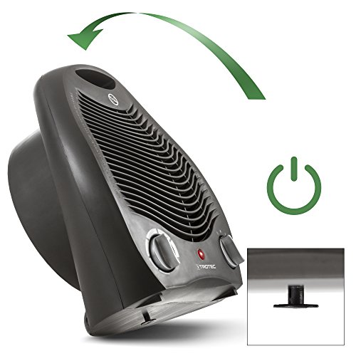 TROTEC Heizlüfter TFH 20 E in der Trendfarbe Mocca, 2 Heizstufen (max. 2000 W),1 Kaltstufe (Ventilatorfunktion) für Wohnräume, Büros, Werkstätten - 8