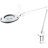 Kemot Lampada da Tavolo Professionale a 60 LED con Lente di Ingrandimento 5D