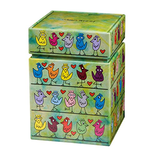 Goebel Pop Art Birds on a Love Wire - Künstlerdose Bunt