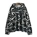Produktbild Tarnung Hoodie Kapuzenpullover Mosstars Damen Sterne Pullover Hoodie Kordelzug Sweatshirt Übergroße Tops Buchstabe Druck Sweatshirt Streifen Farboberteile Pullovershirt Hoodie drucken Kapuzenbluse