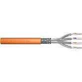 DIGITUS Cat 7 Network Cable 82ft, S-FTP (PiMF) Simplex, BauPVO Dca | LSZH Halogen Free - AWG 23/1 - PoE+ - 10Gbit/s - 1200MHz