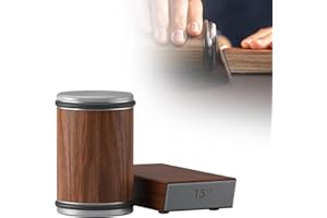 KIDMIS Tumbler Rollmesserschärfer, Knife Sharpener Messerschärfen leicht gemacht, Rollmesserschärfsystem für Küchenmesser, Neu Tumbler Rolling Knife Sharpener bietet 15–20 Grad Schärfen (Braun)