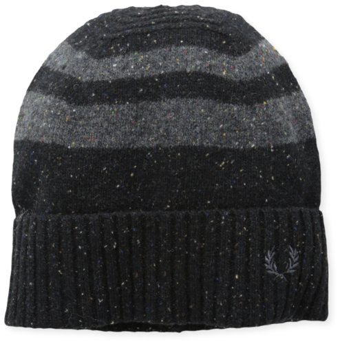 Preisvergleich Produktbild Fred Perry Herren Strickmütze Gr. Einheitsgröße, schwarz