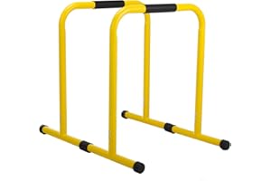 Clover Fitness Barres fixes parallèles d'entraînement de gymnastique CF324 | Dip Bar | Dip Station | Push Up