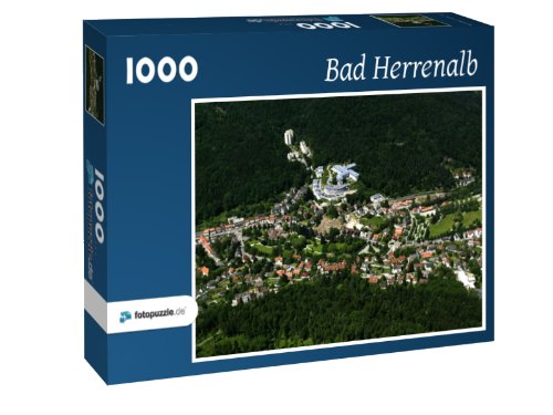 Preisvergleich Produktbild Bad Herrenalb - Puzzle 1000 Teile mit Bild von oben
