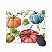Produktbild Mouse Pad Pattern Hand Painted Pumpkin Ornament Flower Leaves Branch Isolated White Rectangle Rubber Mousepad 11.81 X 9.84 Inch
