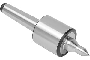 YOSOO HEALTH GEAR Centre de Rotation de Centre de Roulement, MT2 Centre de Tournage à Centre Vivant à Triple Roulement de Haute Précision pour Tour à Métaux Tournage pour Tours à Grande Vitesse,