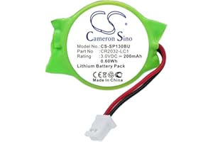 CAMERONSINO CS-SP130BU Batterie 200mAh compatibile con [Sony] CECHA01, CECHB01, CECHE01, Playstation 3, PS3 sostituisce CR2032-LC1
