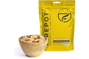 Firepot Baked Apple Porridge (Extra-large) - Healthy VEGAN Dehydrated Expedition Food