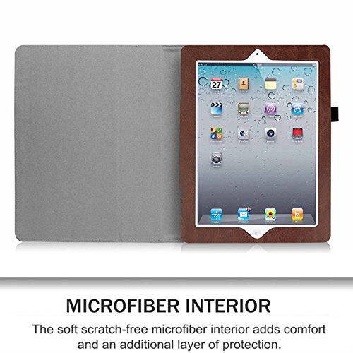 Fintie Apple iPad mini 1 / 2 / 3 Hülle – Slim Fit Foilo Kunstleder Schutzhülle Tasche Etui Case Smart Cover mit Auto Schlaf / Wach, Standfunktion für iPad mini 3 / 2 / 1, Denim grau - 4