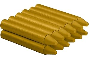 Jovi Wachsmalstifte, 12 Stück, rund, goldfarben (98038)