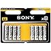 Price comparison product image Sony Ultra Heavy Duty AA Carbon Zinc - 8 Batteries 1.5V
