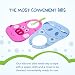 *FLASH SALE* Soft Baby Bibs - Waterproof, Easy Wear and Clean Bib - Comfortable, Safe and Anti-bacterial, Set of 2 Silicone Bibs for Babies and Toddlers, with Handy Baby Spoon