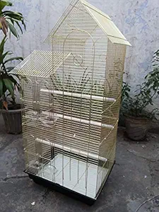 Birds' Park Cages for Love Bird Cockatiel Budgerigar F Inch and Dove (Blue and White)