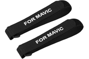 Hensych 2 piezas Universal Hélice Estabilizadores Correa de fijación 20x380mm para Mini 3 Pro/Mavic 3/Mavic Air 2/Air 2S/ Mavic Mini/Mini 2/Mini SE/Mavic 2 Pro Zoom/Mavic Pro/Fimi X8SE(Negro)