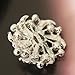milliongadgets® 2" SILVER FAUX PEARL FLOWER BROOCH DIAMANTE CRYSTAL WEDDING BRIDAL PARTY BROACH