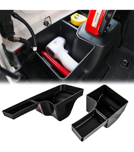 Organizer Bagagliaio Per Jeep Wrangler JL Unlimited 4 Porte 2024 - 2 Scatole Portaoggetti Laterali (Sinistra+Destra) In ABS, Senza Installazione Invasiva