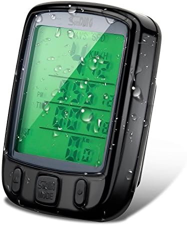 Vikeepro Bike Computer, Multi Function Wireless Bicycle Speedometer,Cycling Odometer with Large LCD Screen Display and Accessible Separated Button