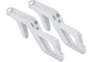 2 Stück Zapper Gun für Wii Controller,TechKen Shooter für Wii Spiele Zapper Lightgun für Wii Waffe Pistole Zubehör Kompatibel mit Wii Remote und Nunchuck Controller