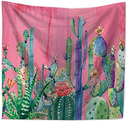 Tropical Desert Sunshine Cactus Tapestry Picnic Beach Sheet Table Cloth (C)