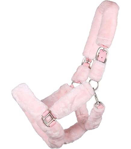 PFIFF Halfter 'Caio' Mit Kunstfell - Naturfarben Für Pony & Pferd